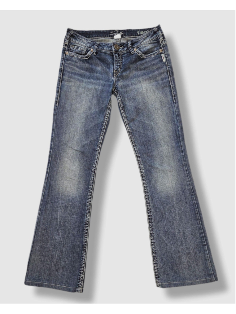 Vintage Y2K Silver Jeans Toni Low Rise, Bootcut Denim | W29 L30